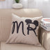Pillowcase Bedside Cushion Valentine&#039;s Day Backrest Couple Pillow