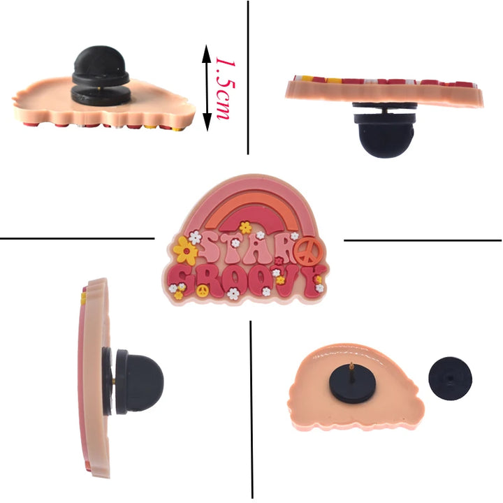1Pcs Snack Series Brooch Popcorn Fried Drumstick Chocolate Bar Rainbow Candy Ice Cream Enamel Pins Food Brooche For Women Gifts