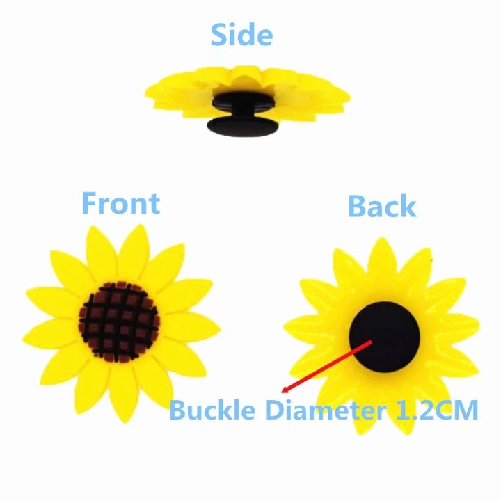 1-19Pcs Skull Dog Donut Plants Magic Flowers Snake PVC Sandals Shoes Decorations Buckle Button Fit Croc Charms Jibz Accessories