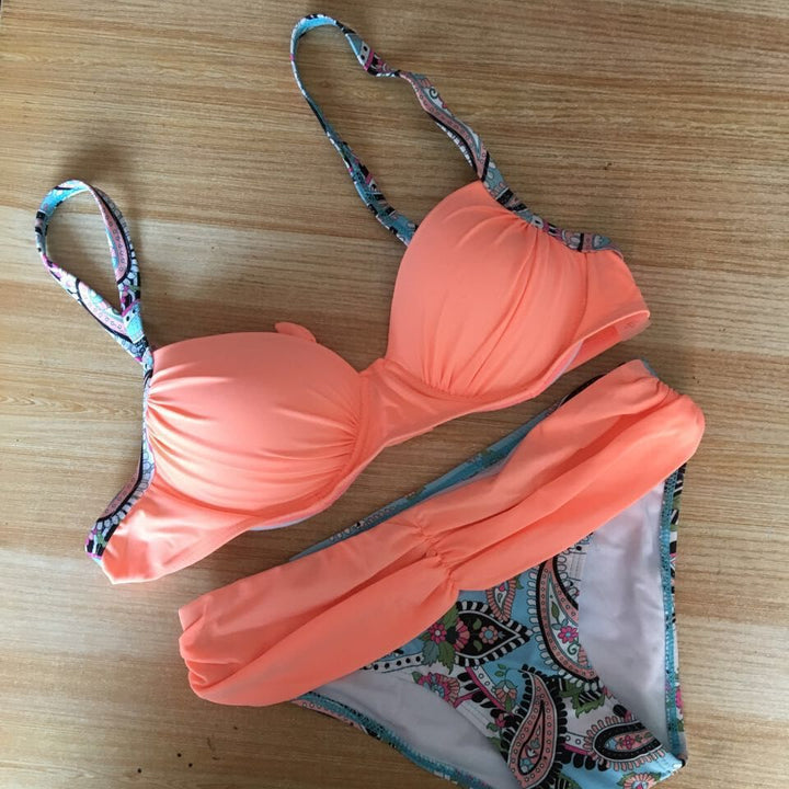 Swimwear Bikini Set Summer Sexy Women Swimsuit Tankini Push Up Bathing Suit Brazilian