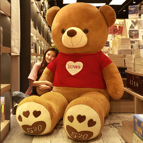 Teddy Bear Doll Plush Toy Large Scarf Bear Rag Doll Doll Valentine's Day Gift Customization